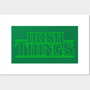 Irish Things Green Posters and Art